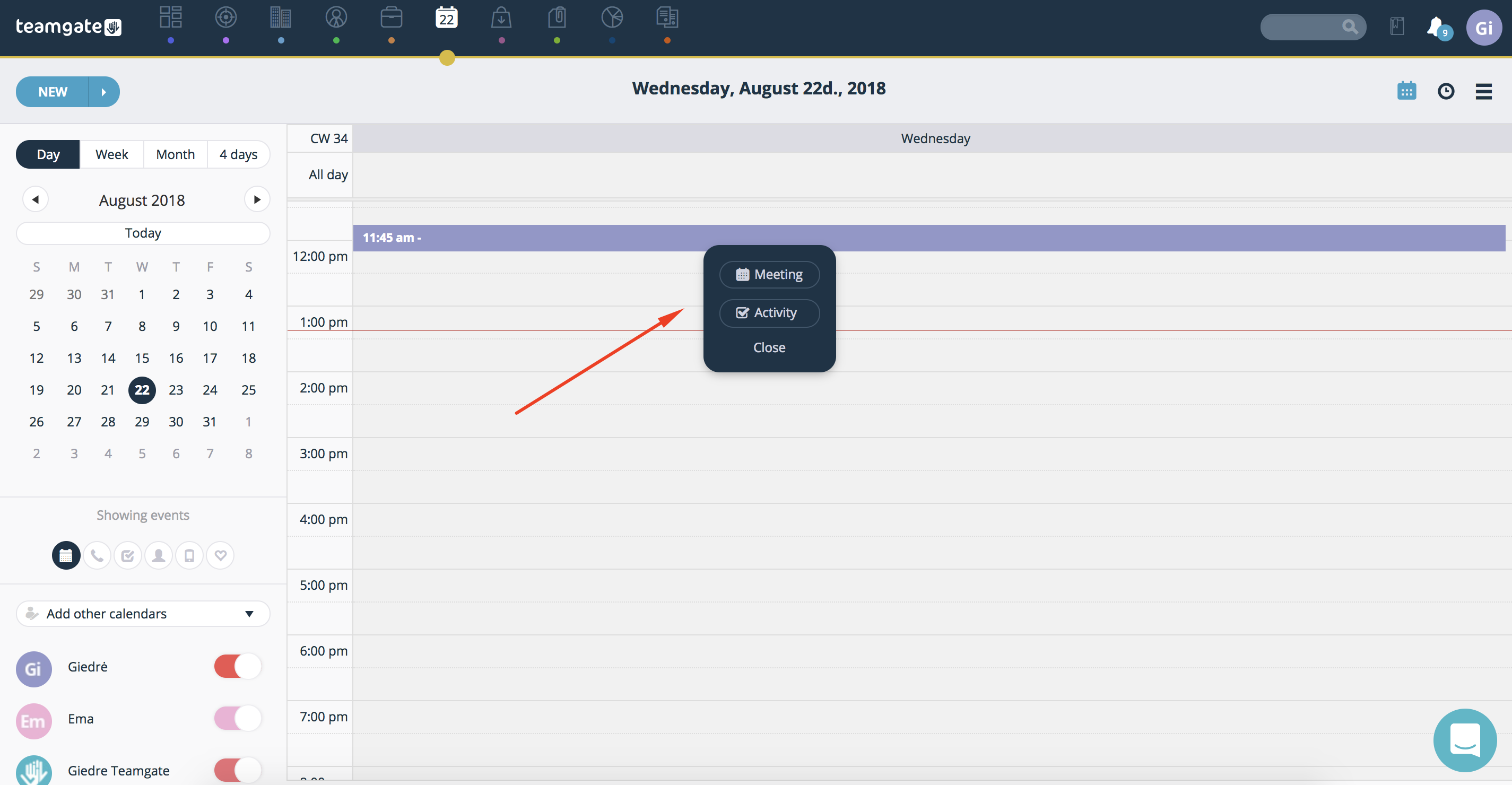 create-meeting-or-activity-from-the-calendar-Teamgate-CRM.png
