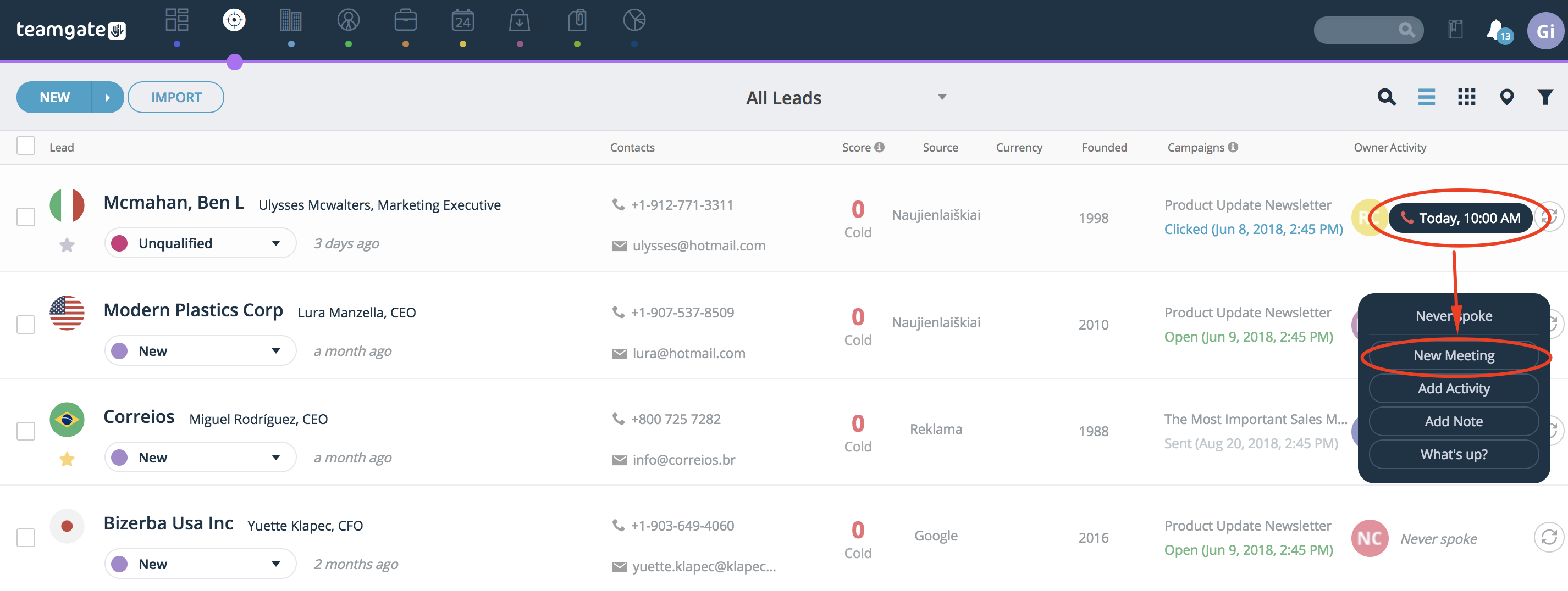 create-new-meeting-from-the-leads-list-Teamgate-CRM.png