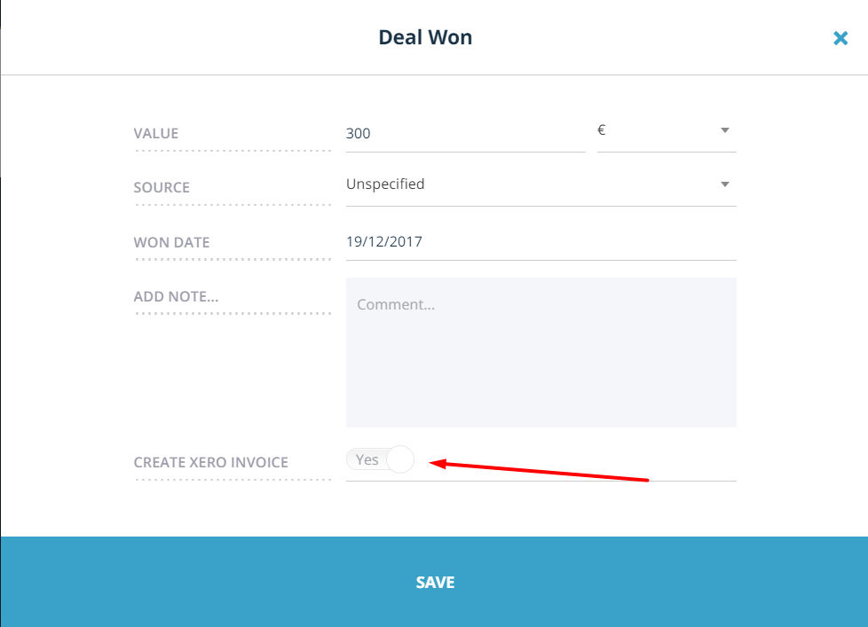create-xero-invoice-won-deal-teamgate.png