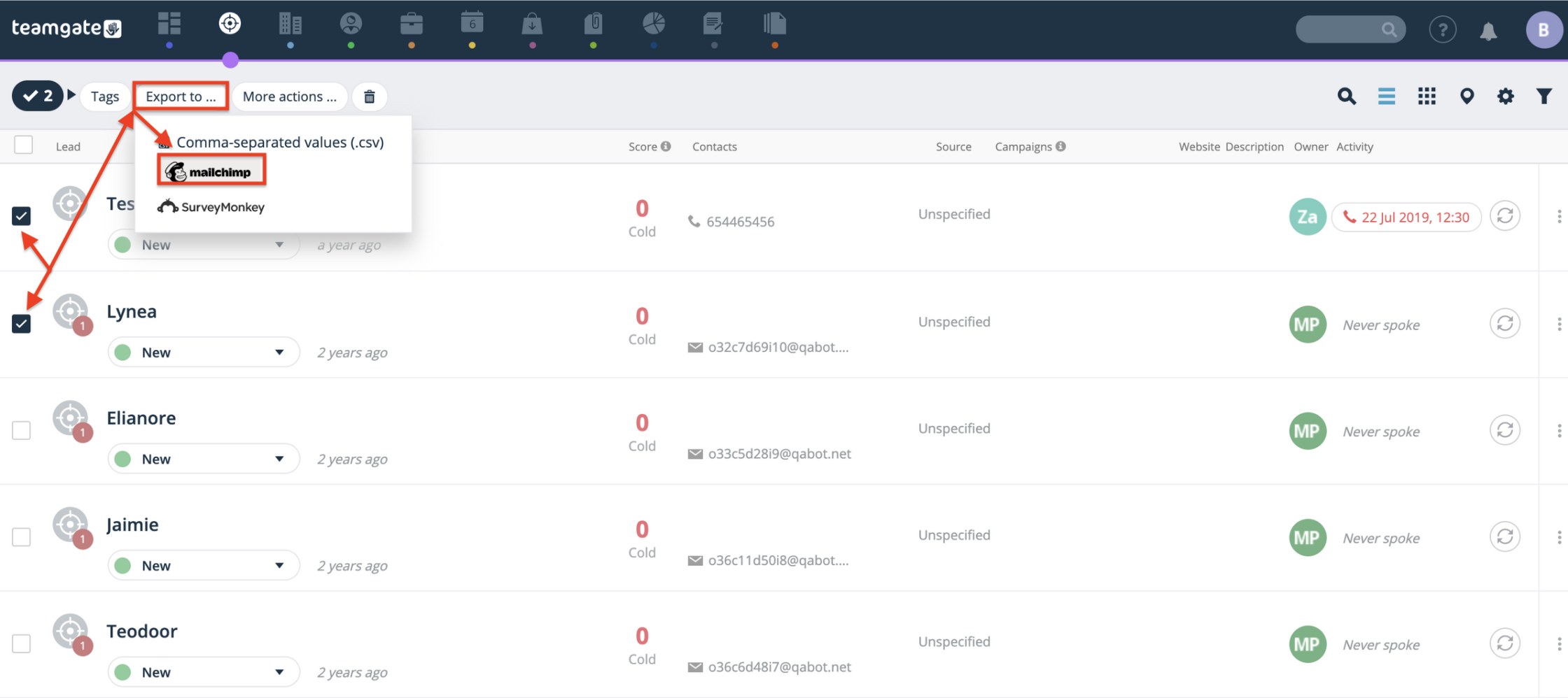 Export-to-MailChimp-Leads-list-Teamgate-CRM.png