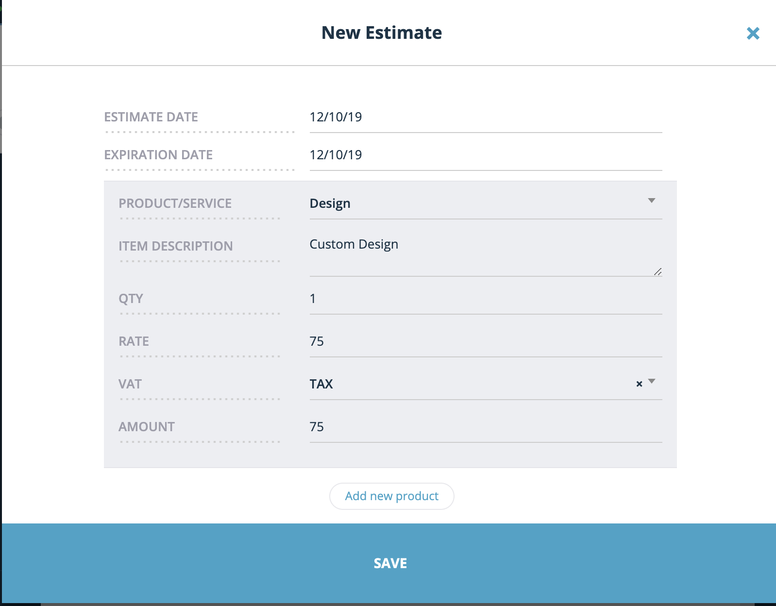 Quickbooks-new-estimate-Teamgate-CRM.png