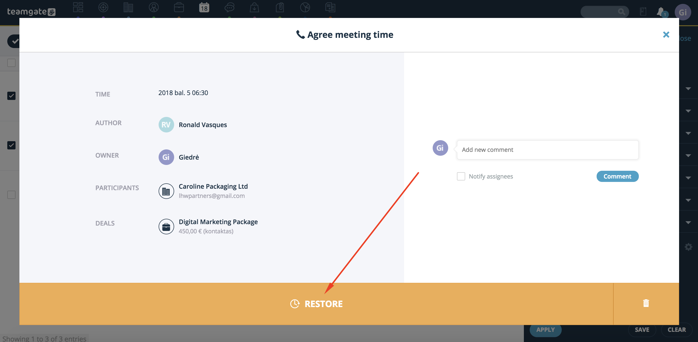 restore-deleted-activity-from-the-deleted-activity-card-Teamgate.png