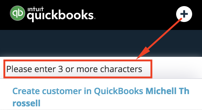 Search-a-customer-in-QuickBooks-Teamgate-integration.png